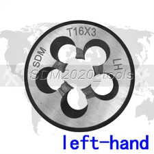 1pc TR16x3mm left-hand high quality trapezoidal drive HSS thread die TR16-3 mm
