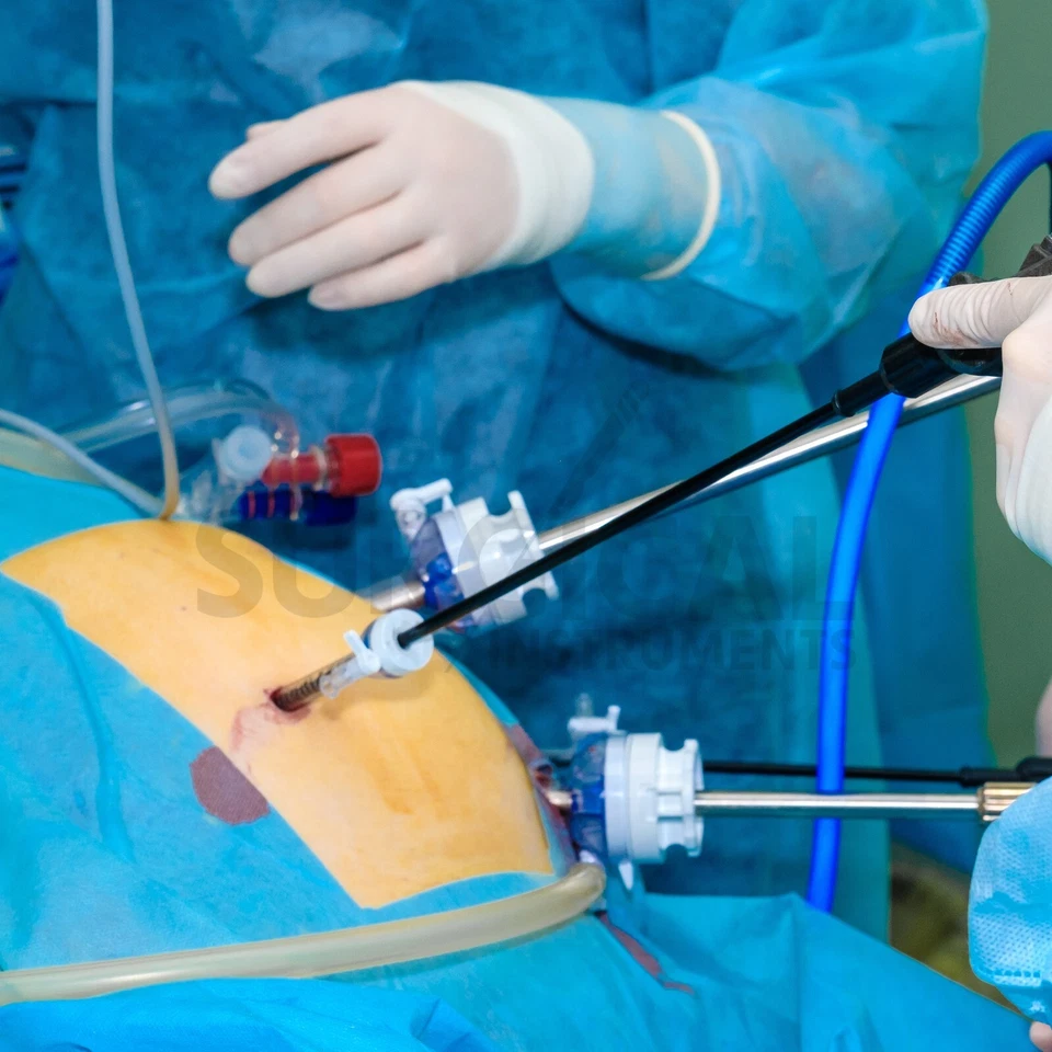 5x330mm Metzenbaum Laparoscopic Scissors Laparoscopy Surgical Medical Instrument - Image 3 of 4