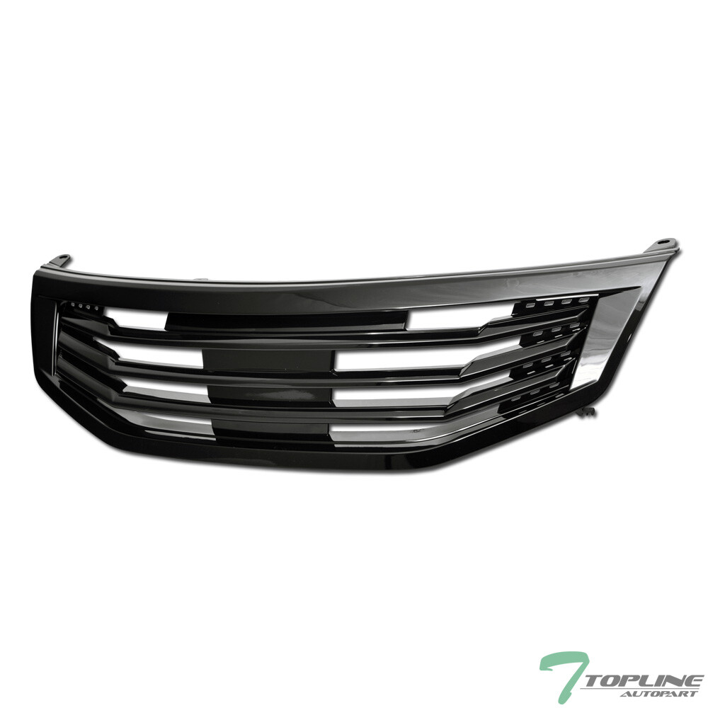 2011-2012 Honda Accord Sedan MU Style Black Hood Bumper Grille