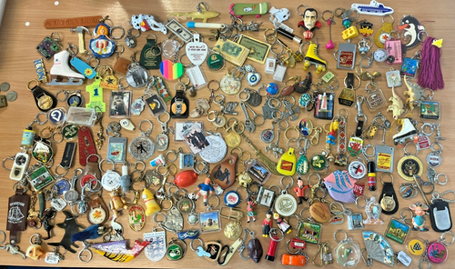 JOB LOT Keyrings Vintage & Modern Key rings Bundle