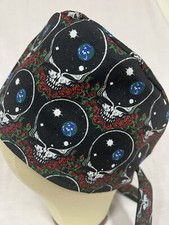 Men/Women Surgical Scrub Cap Lined Skeletons Skull Very Cool Cap Cotton