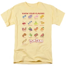 Dum-Dums Flavors T Shirt Mens Licensed Sucker Lollipop Candy Banana