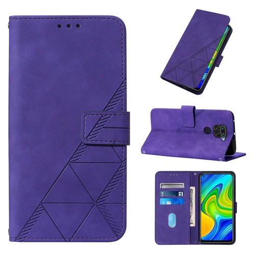 For Xiaomi Redmi Note 9 Leather Case Phone Protector Multifunctional Flip Cover - Foto 5 di 7