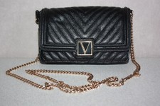 VICTORIA'S SECRET Petite Pochette Cuir Matelassé Chaînette BON ETAT