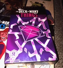 Rare Sealed! New! Hit Point Press The Deck of Many Things 5e Role Playing Cards