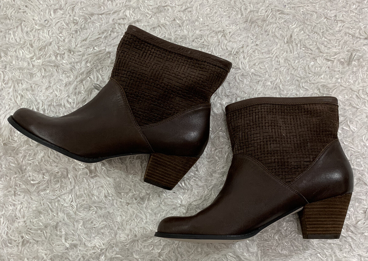 Beauty Booties Brown Leather | eBay