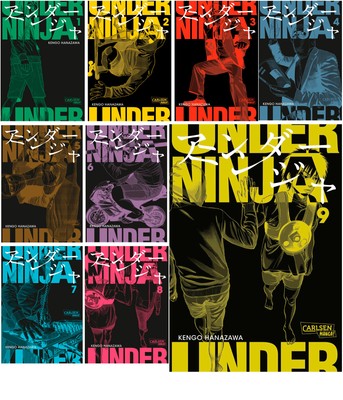 Under Ninja Band 1-9 Set | Kengo Hanazawa | Carlsen Manga | Neu | Deutsch  ab 18
