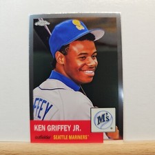 2022 TOPPS Chrome Platinum Anniversary Baseball Ken Griffey Jr base card # 450
