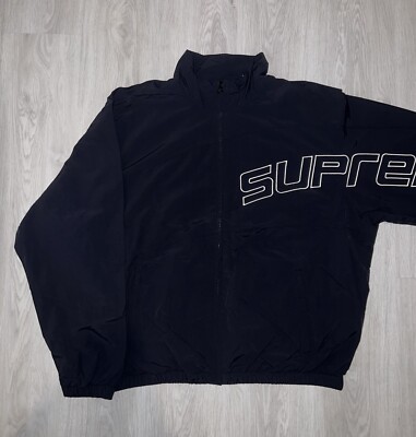 Supreme Curve Track Jacket ブラック XL Supreme Curve Track Jacket (SS24) - $168