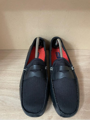 MEN'S SWIMS BLACK PENNY LOAFER Size 9 - Picture 10 of 14