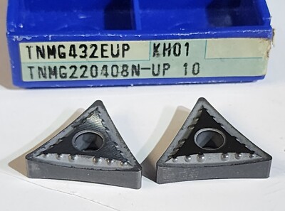 TNMG 432 EUP / 220408N-UP / Grade KH01 Carbide Turning Inserts x2 New + 1 Used