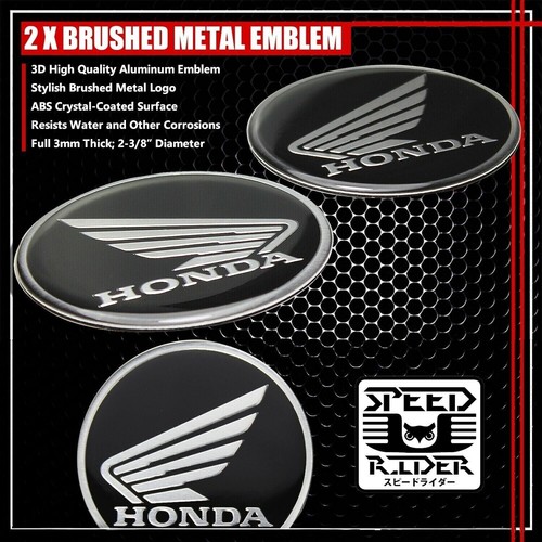 X2 4.75" ABS 5mm 3D Emblem Decal Logo Letter Fairing Sticker For Yamaha Chrome E