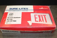 COOPER LIGHTING SURE-LITES EXIT SIGN LED New Old-Stock CX62RW