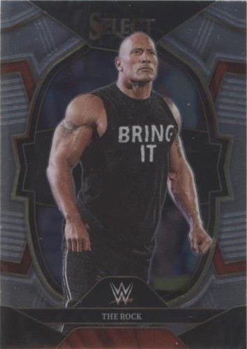2023 PANINI SELECT WWE #122 THE ROCK ZEBRA | eBay