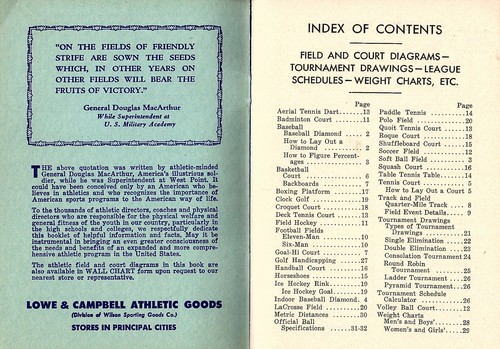 Athletic & Physical Education Programs 1952 Bklt Lowe & Campbell Athletic Goods - Picture 2 of 8