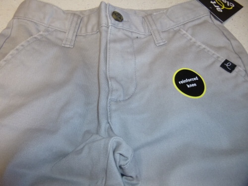 Lot of 4 Boy's Washed Chino Pants - art class Gray 4 All NEW - Picture 2 of 6