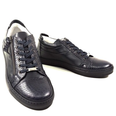 GOODMAN ?? MEN\'S NAVY BLUE SOFT LEATHER COMFORT OXFORD SHOES GOODMAN ?? MEN main image 3