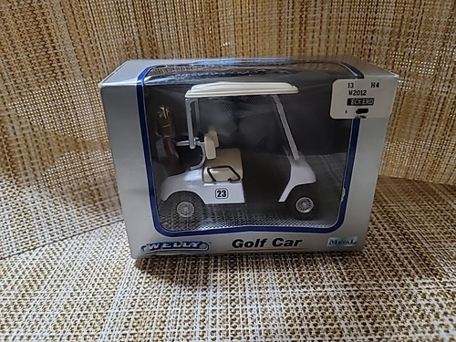 Welly Golf Car Diecast Cart Pull Back & Go Action