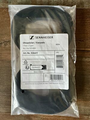 Sennheiser Ear Pads Replacement for HD800 Headphones Black 534411