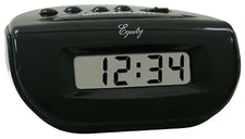 31003 Equity by La Crosse Digital Alarm Clock Black Case Open Box - LOT OF 2