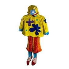 Disney Jojo s Circus Clown Costume XS 4/5 Halloween Dress Up Play Hat Yellow