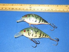 Lot of 2 Luhr Jensen Speed Trap PRE RAPALA  Lures 1/4 oz Green Craw