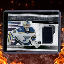 2019-20 Upper Deck Premier Swatches Jordan Binnington 63/99 #PS-JB