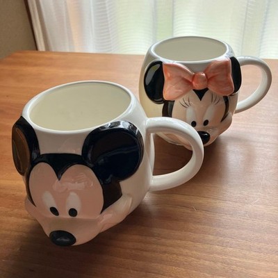 Mickey Minnie Retro Face Face Mug Set of 2