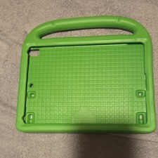 Green Rugged Silicone Tablet Case with Handle, Integrated Stand, Shockproof