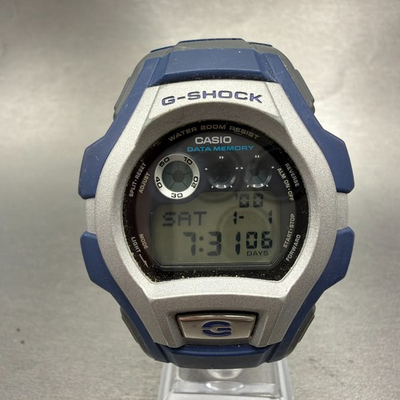 #ad Casio G Shock G 2600 Watch Men 44mm Digital Blue Gray Case Alarm Chrono NewBat $49.99