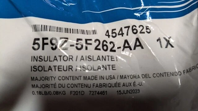 Подлинный глушитель и изолятор для труб 5F9Z-5F262-AA - Изображение 2 из 4