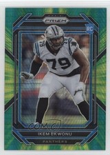 2022 Panini Prizm Rookies Hyper Prizm /175 Ikem Ekwonu #366 2u3