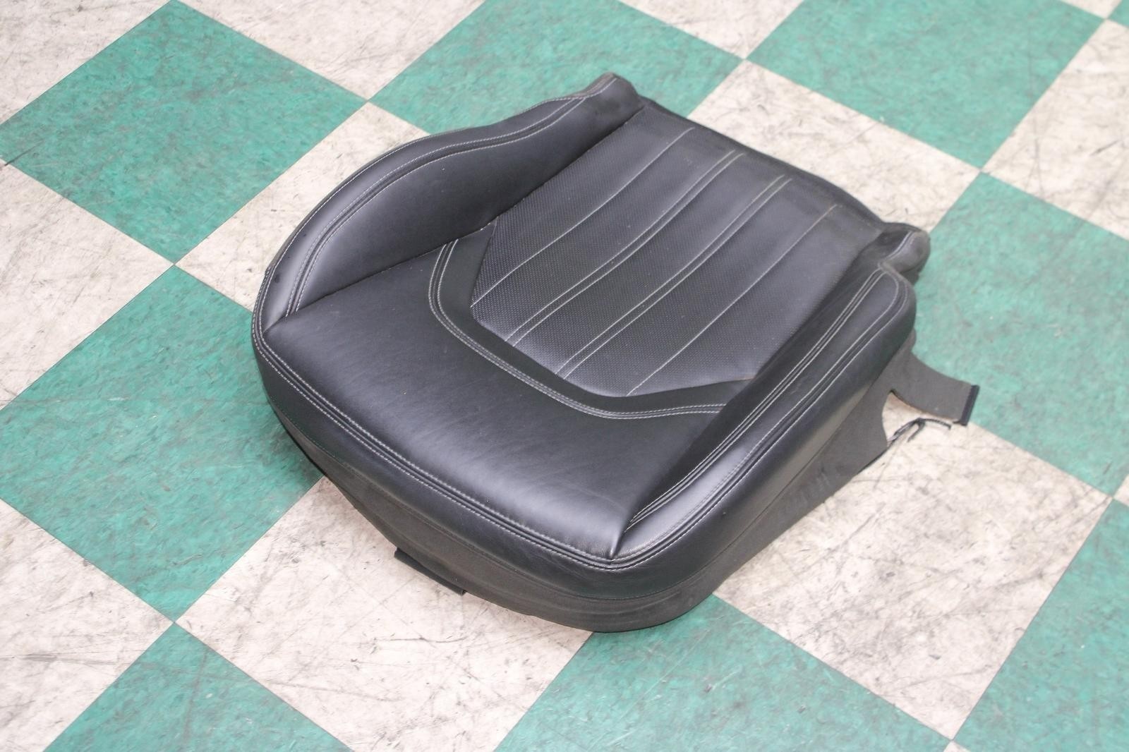 14-17 Quattroporte Nero Black Leather Front Driver LH LF Seat Lower Cushion Pad