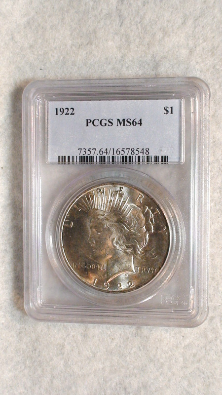 1922 P Peace Dollar PCGS MS64 UNCIRCULATED $1 Coin BUY IT NOW!