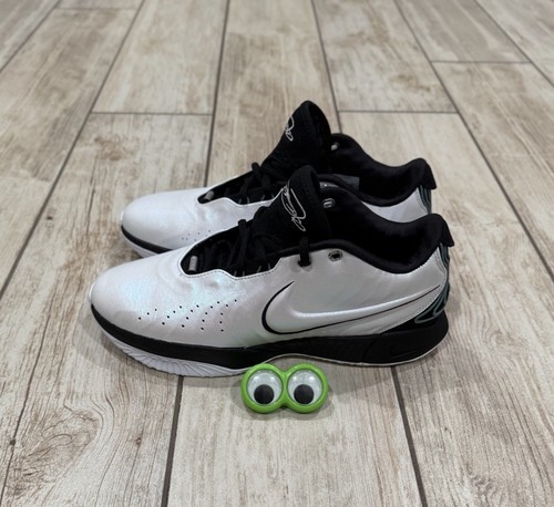 Nike LeBron 21 Retro Conchiolin White Black Basketball NEW Shoes Men's Size 9.5 - Picture 2 of 8