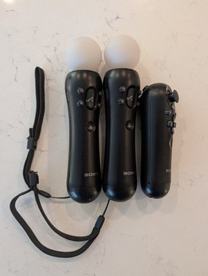 OEM Sony PlayStation Move Motion Controller CECH-ZCM1U x2 & Navigation Control