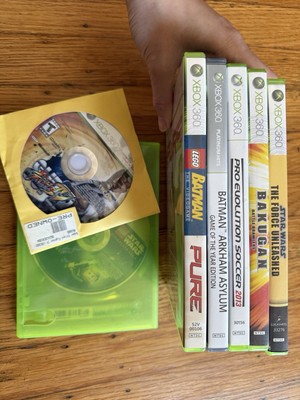 Xbox 360 Family Game Lot - LEGO Batman Star Wars Soccer Bakugan Fighting 7 Games