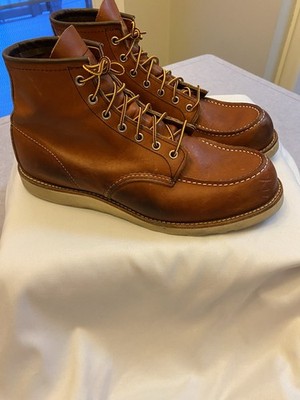Red Wing Heritage Men's Classic 6 inch Moc Toe Boot 875 Oro Legacy S 13 See Desc