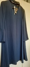 Navy Blue Swing Dress Size 12 Chest 39" From George @Asda