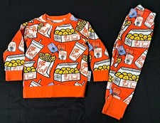 Rare Purl Lamb Chicken  Soda 2 Piece Long Sleeve Pajama Set 2/3T