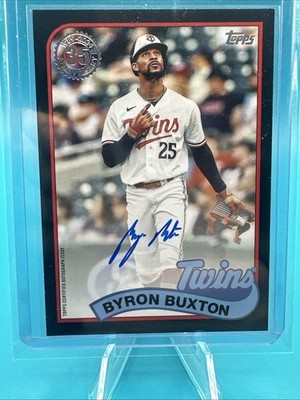 2024 Topps Baseball Byron Buxton 35th Black /199 Auto