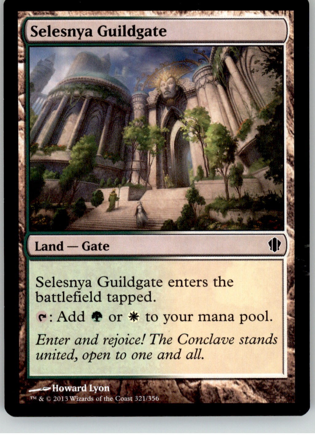 Selesnya Guildgate - Commander 2013 - 321 - LP Magic: The Gathering