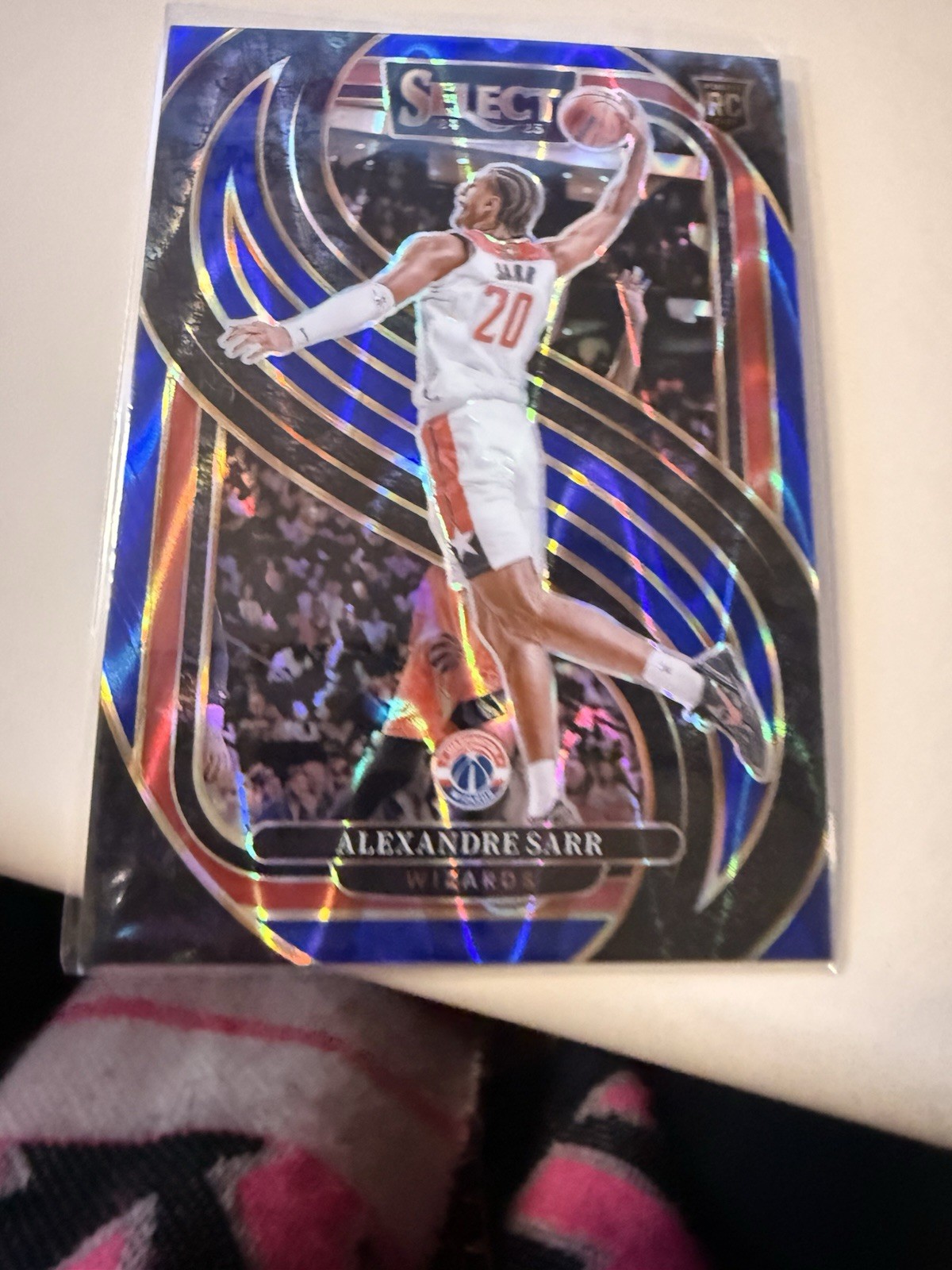 2024-25 Panini Select - Premier Level Alexandre Sarr #185 Tri-Color Prizm 92 /99