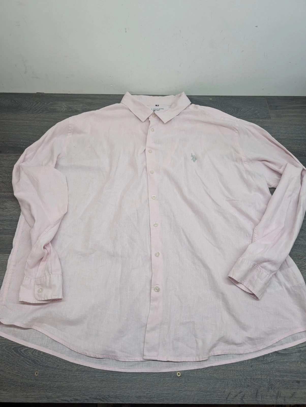 US Polo Assn Button Up Shirt - Mens Size 2XL - Pink