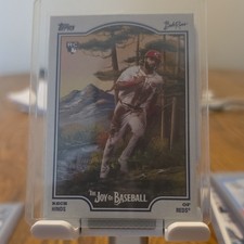 Topps 2025 X Bob Ross Joy of Baseball #94 Rece Hinds Rookie Cincinnati Reds