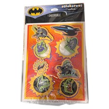 Sealed BATMAN STICKERS HALLMARK DC COMICS Sticker Sheet Stickeroni