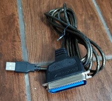 6 Ft USB A to Parallel Adapter Cable Printer Male IEEE-1284 36PIN