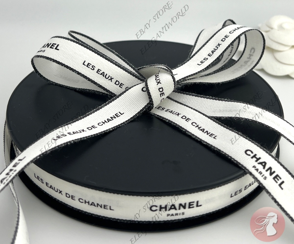 CHANEL Les Eaux De Ribbon Ribbon 1 Yard / 3 Feet (Width 1/2
