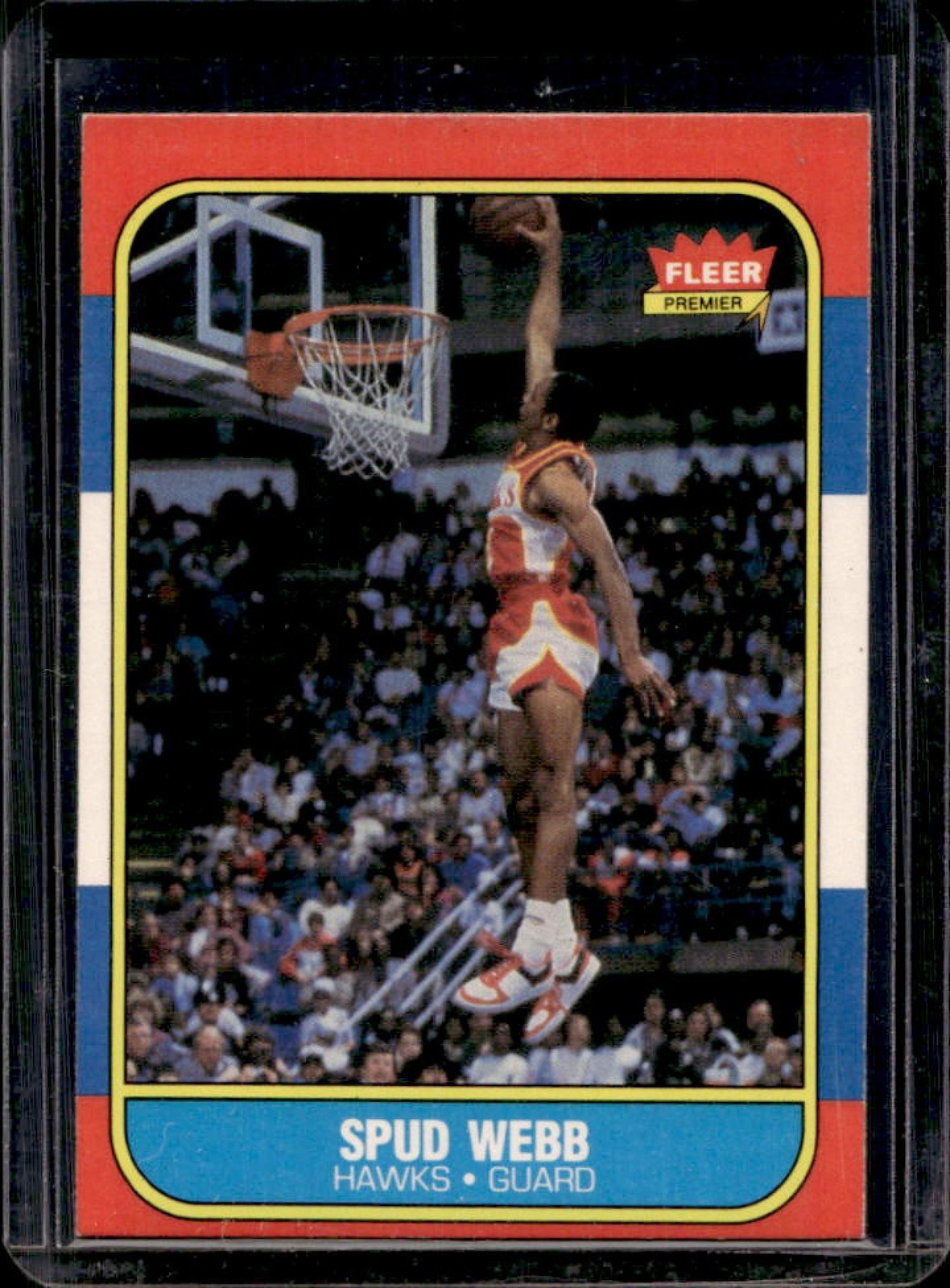 1986-87 Fleer Spud Webb Rookie RC #120 Hawks