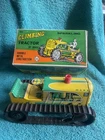 Vintage Marx 904 Wind-up Tin Litho Climbing Tractor Toy with Nice Box